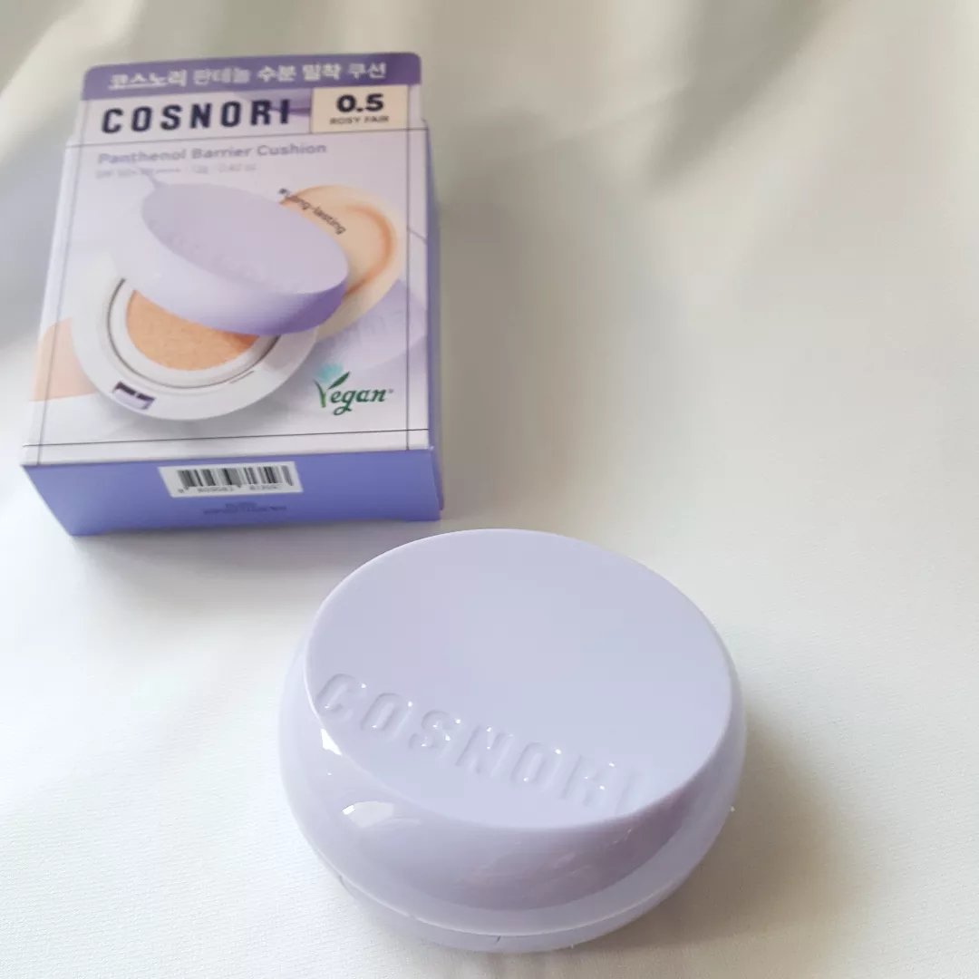 パンテノールバリアクッション/COSNORI/クッションファンデーションを使ったクチコミ（1枚目）