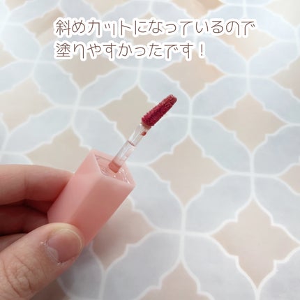 ウォーターグラスティント/hana by hince/口紅を使ったクチコミ(2枚目)
