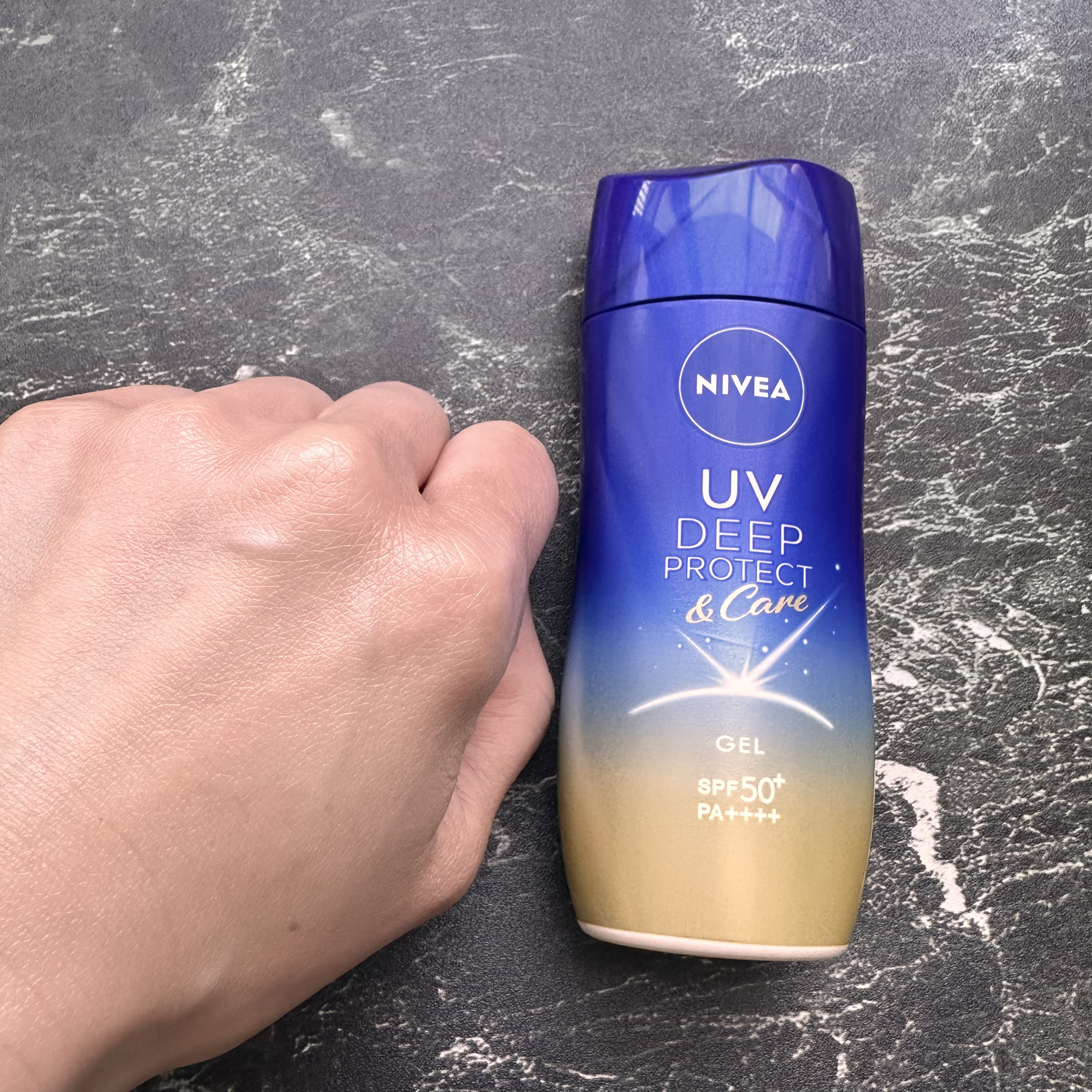 ニベアUV ディープ プロテクト＆ケア ジェル/ニベア/日焼け止めジェルを使ったクチコミ（3枚目）