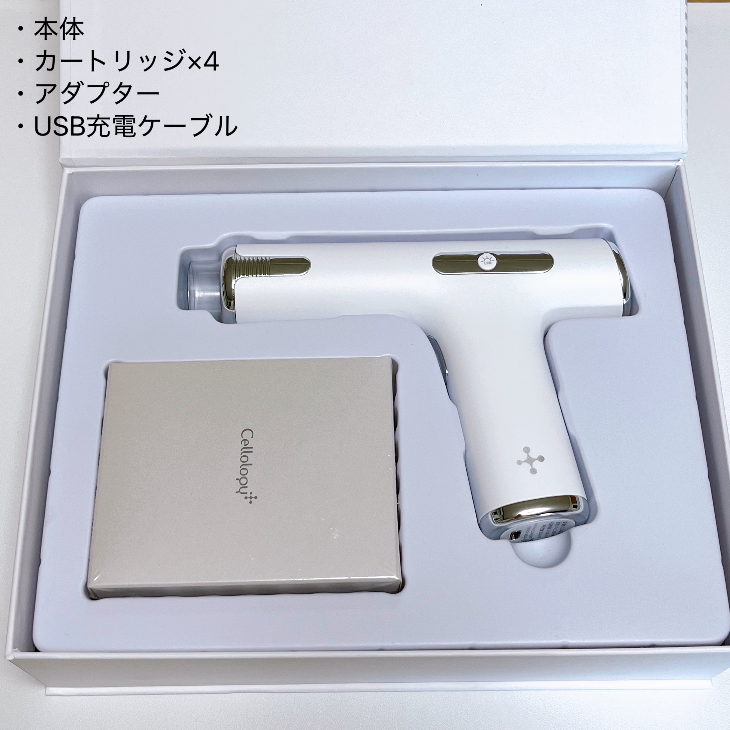 メリタンショットガン/セルオロジー/美顔器・マッサージを使ったクチコミ（2枚目）