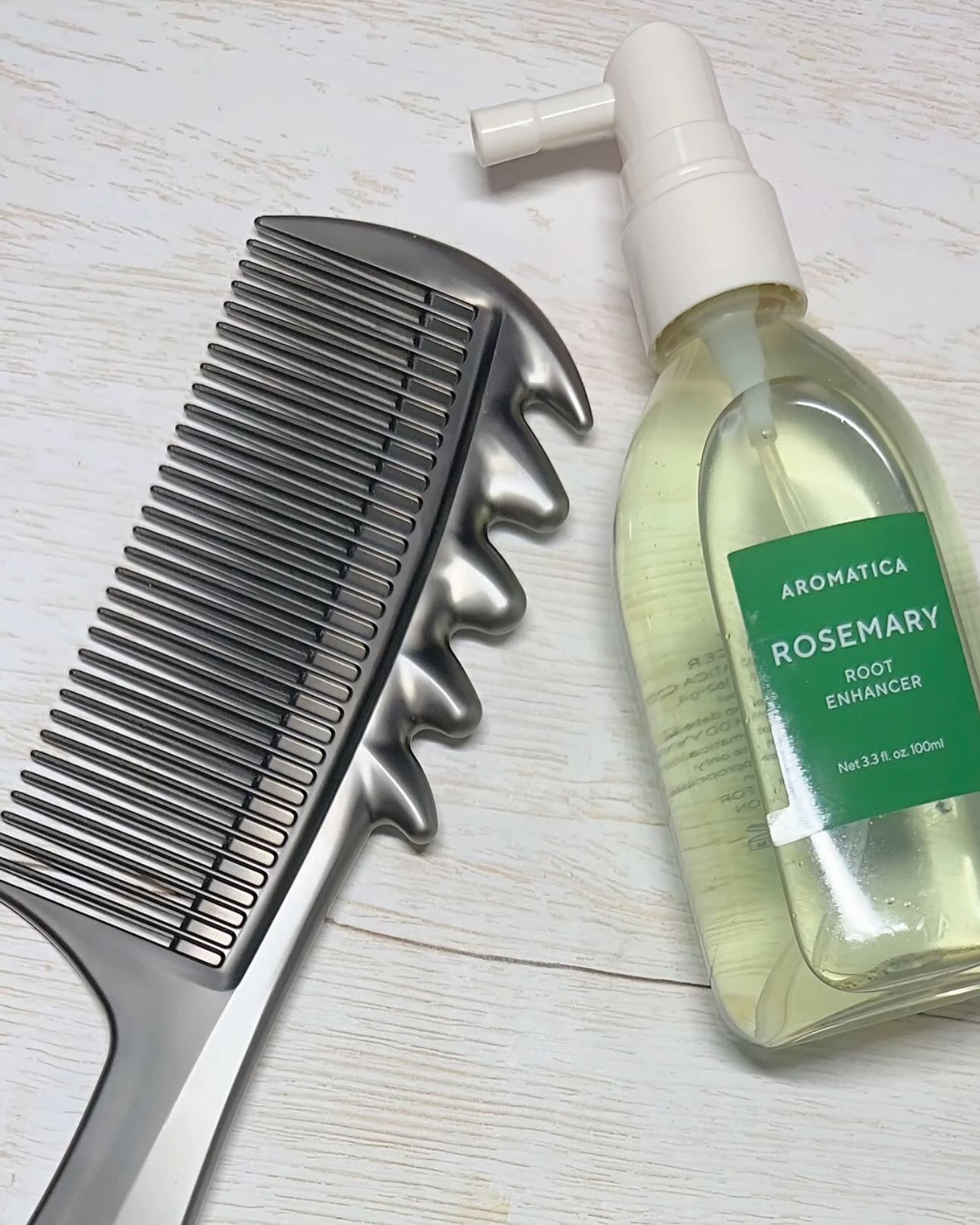 AROMATICA ローズマリールートエンハンサーのクチコミ「【PR】頭皮からうるツヤ髪♡スパ気分で本格ケア✨

最近、髪の調子がイマイチ…💭と思ってたら、.....」（3枚目）