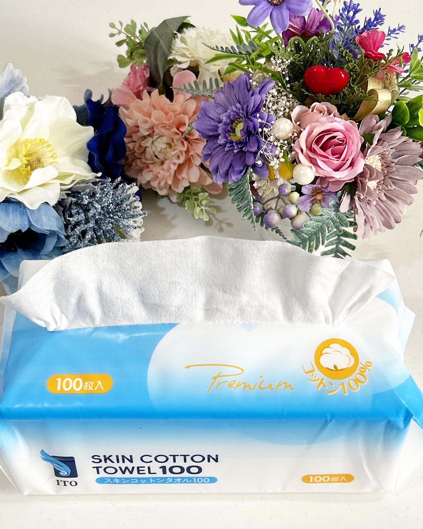 スキンコットンタオル100/ITO/クレンジングタオルを使ったクチコミ（1枚目）