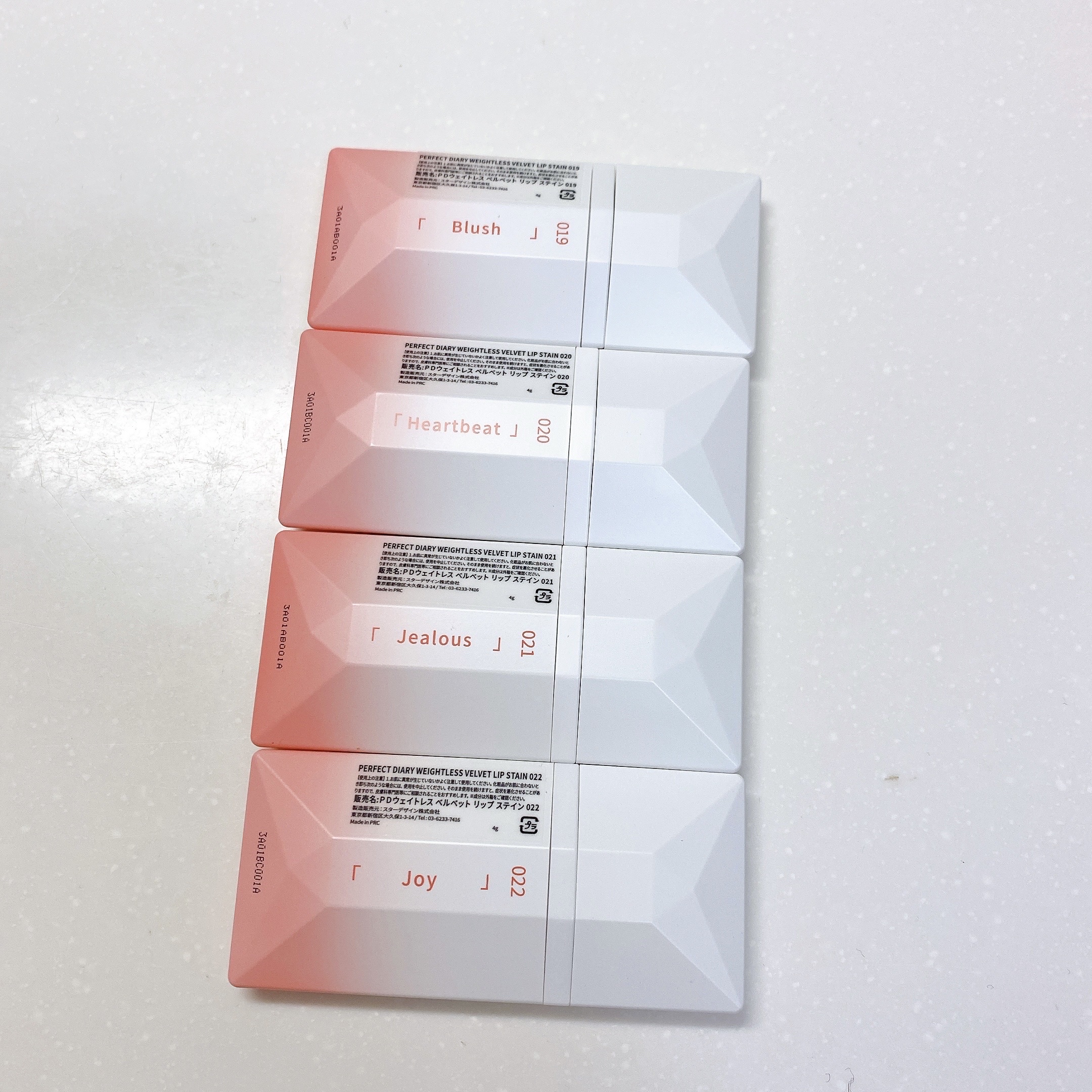 READ ME ウェイトレス ベルベット リップ ステイン「IN LOVE」シリーズ/PERFECT DIARY/口紅を使ったクチコミ（2枚目）