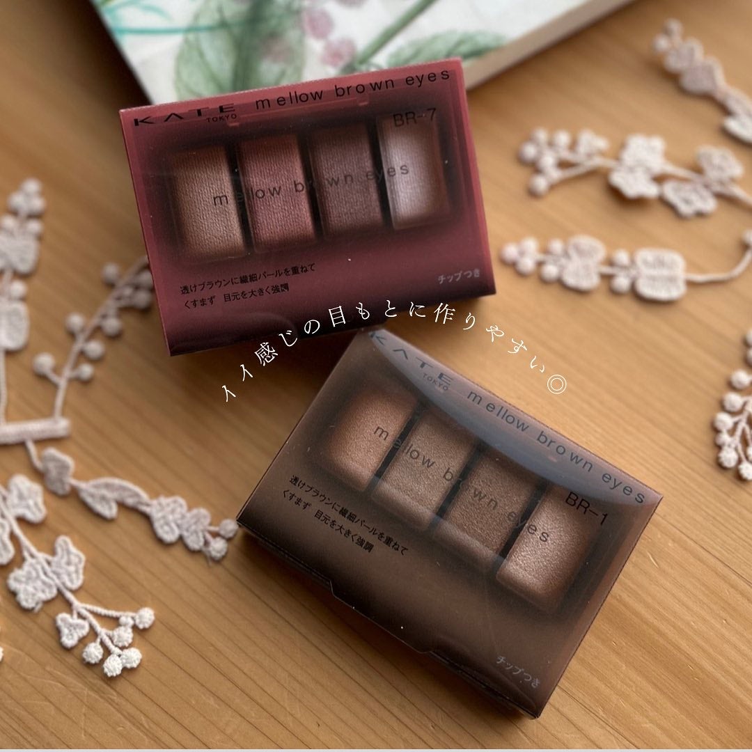 ケイト メロウブラウンアイズ/KATE/アイシャドウパレットを使ったクチコミ(4枚目)