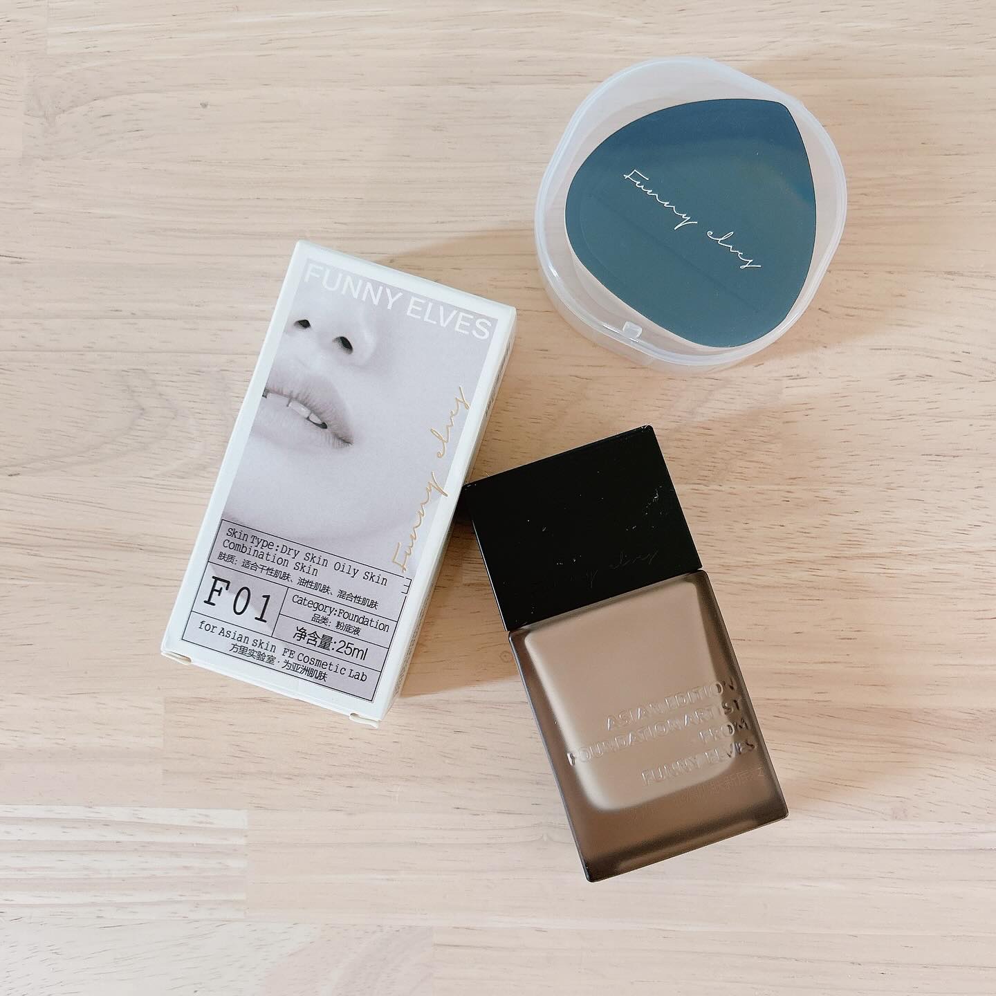 ロングウエアファンデーション/FUNNY ELVES方里/リキッドファンデーションを使ったクチコミ（1枚目）