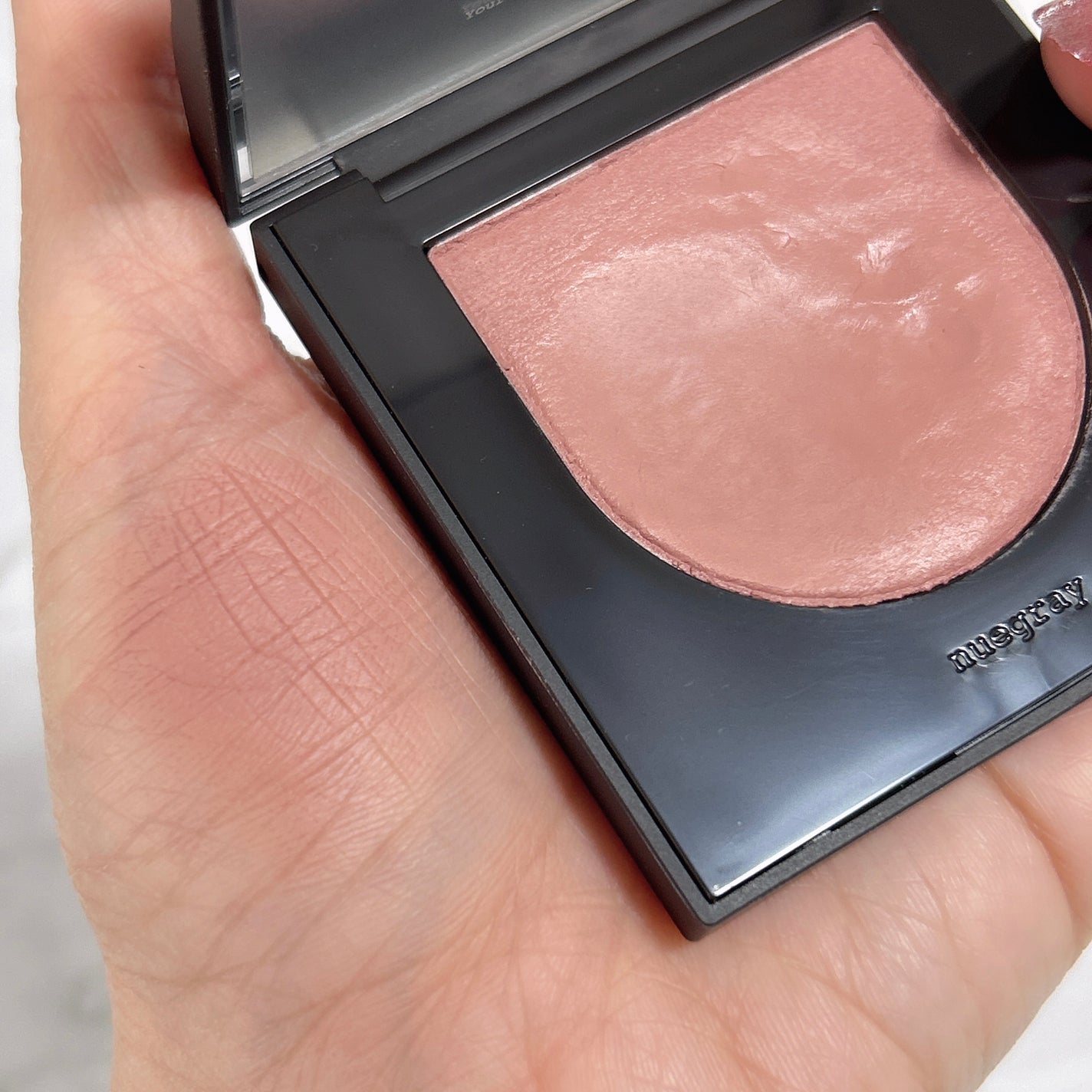 スウェイチークブラッシャー/nuegray/ジェル・クリームチークを使ったクチコミ(5枚目)