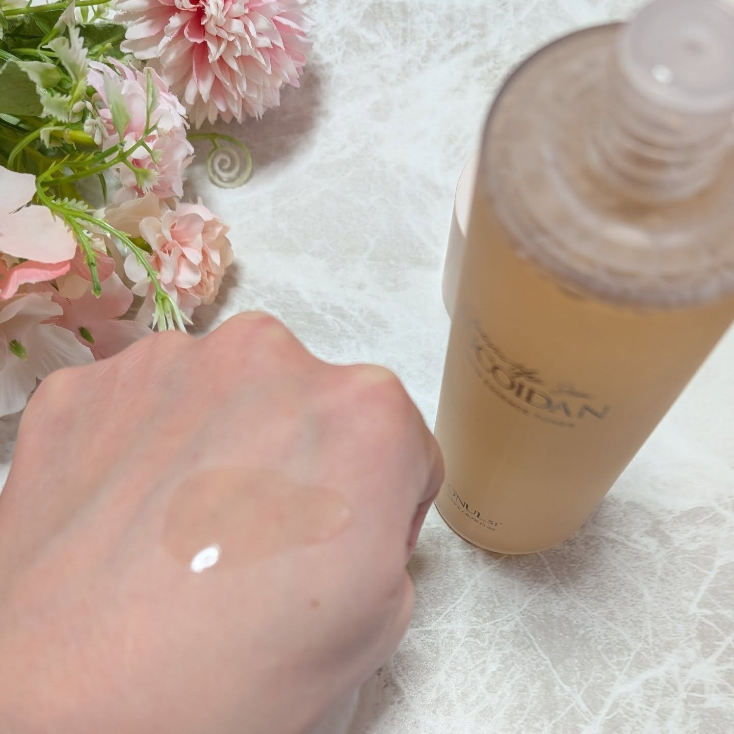 フコイダンサテンエッセンストナー/ONUL31/化粧水を使ったクチコミ（3枚目）