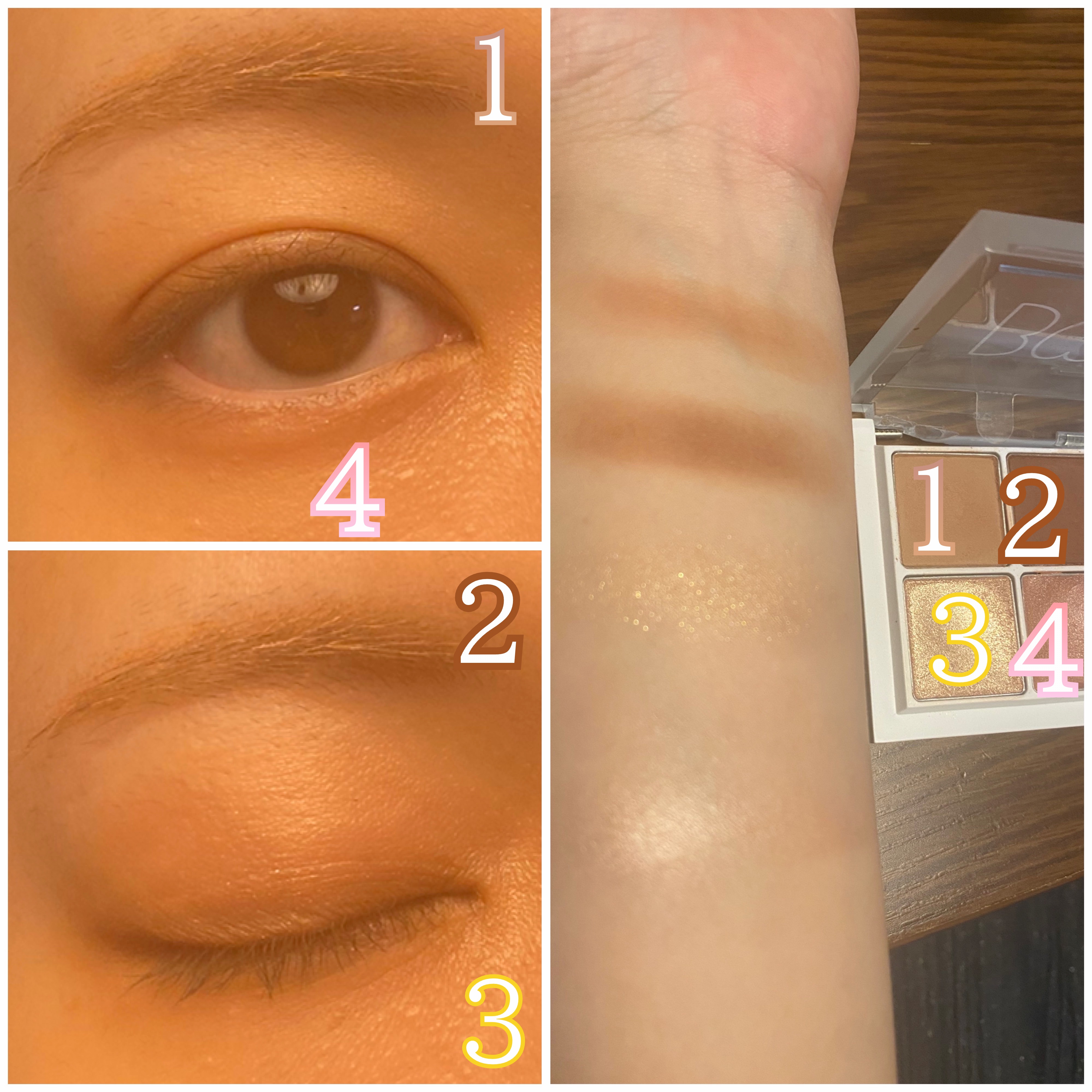 THE アイパレR/b idol/アイシャドウパレットを使ったクチコミ（2枚目）