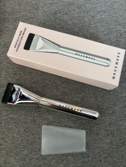Spatula Wide Foundation Brush/wakemake/メイクブラシを使ったクチコミ(2枚目)