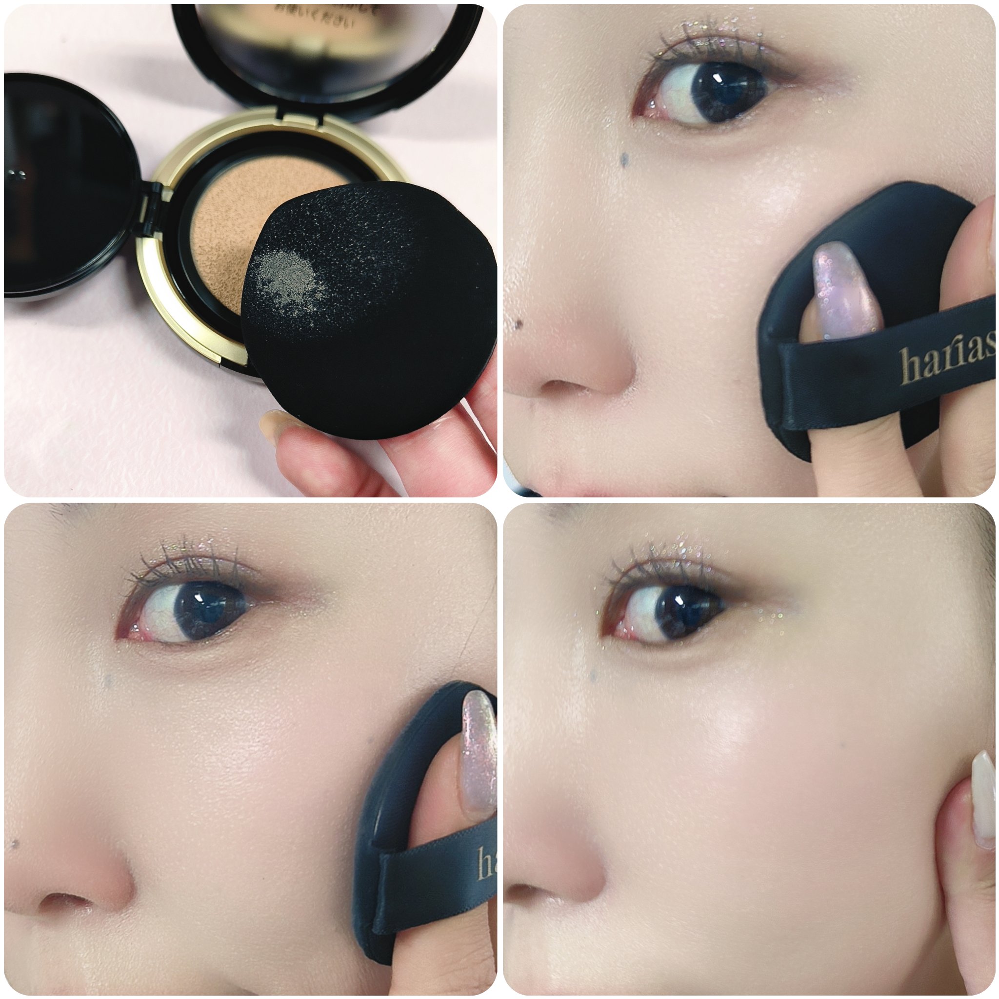 HARIAS　薬用クッションファンデーション/HARIAS/クッションファンデーションを使ったクチコミ（3枚目）