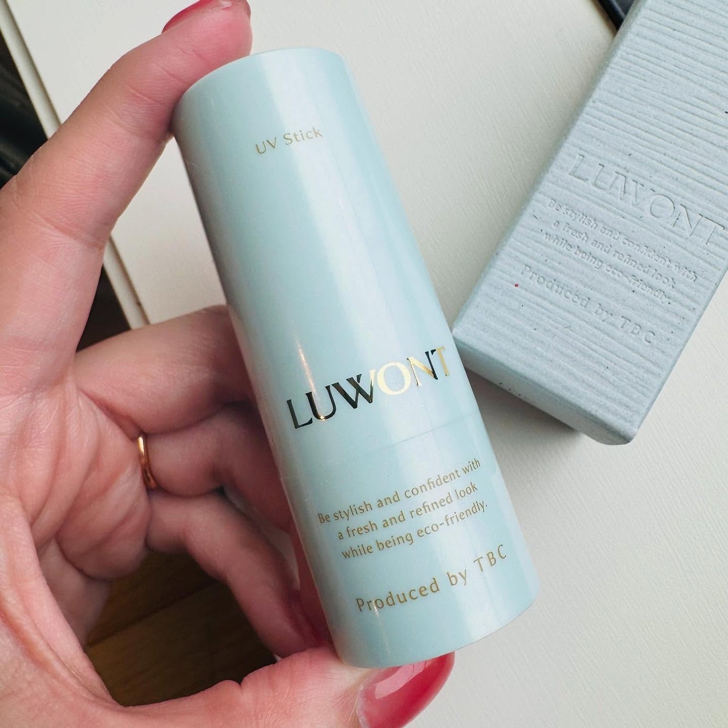 ルオント UVスティック/LUWONT/日焼け止めスティックを使ったクチコミ(2枚目)