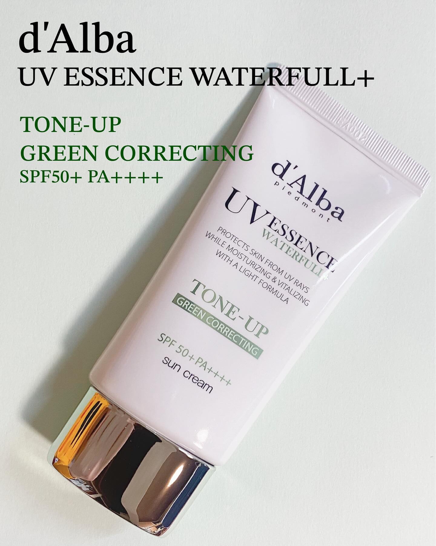 クリーンティーツリーリポソームトーンアップサンクリーム（グリーン）/ダルバ/日焼け止めクリームを使ったクチコミ（1枚目）