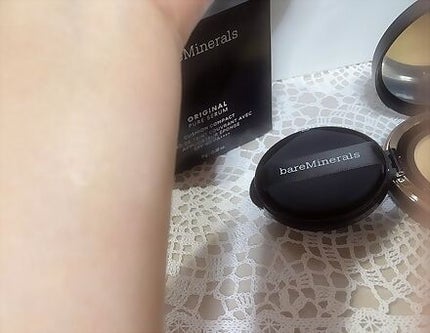 オリジナル ピュア セラム カバーアップ クッション/bareMinerals/クッションファンデーションを使ったクチコミ(3枚目)