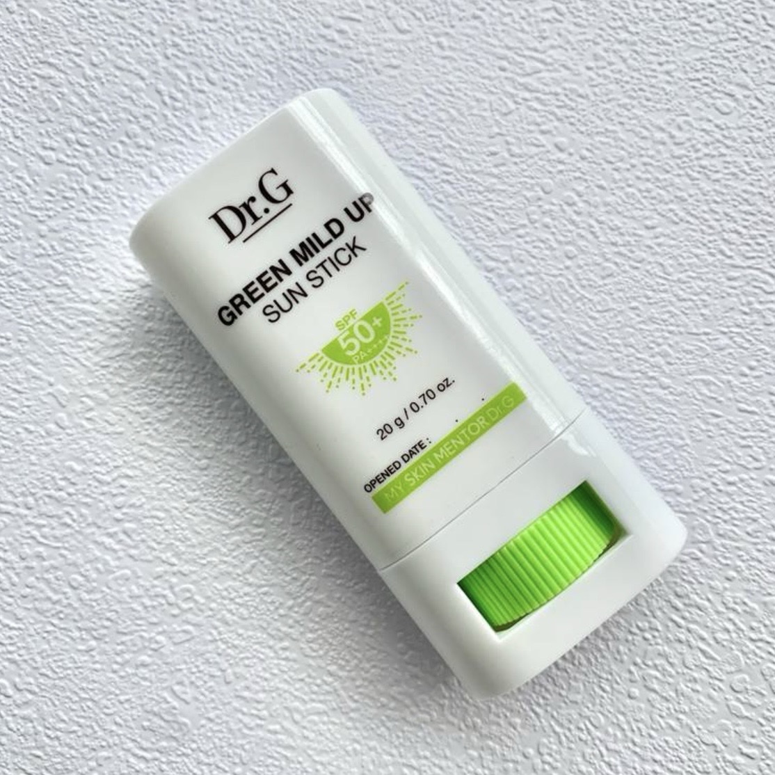 グリーンマイルドサンスティック SPF50+ PA++++/Dr.G/日焼け止めスティックを使ったクチコミ（2枚目）