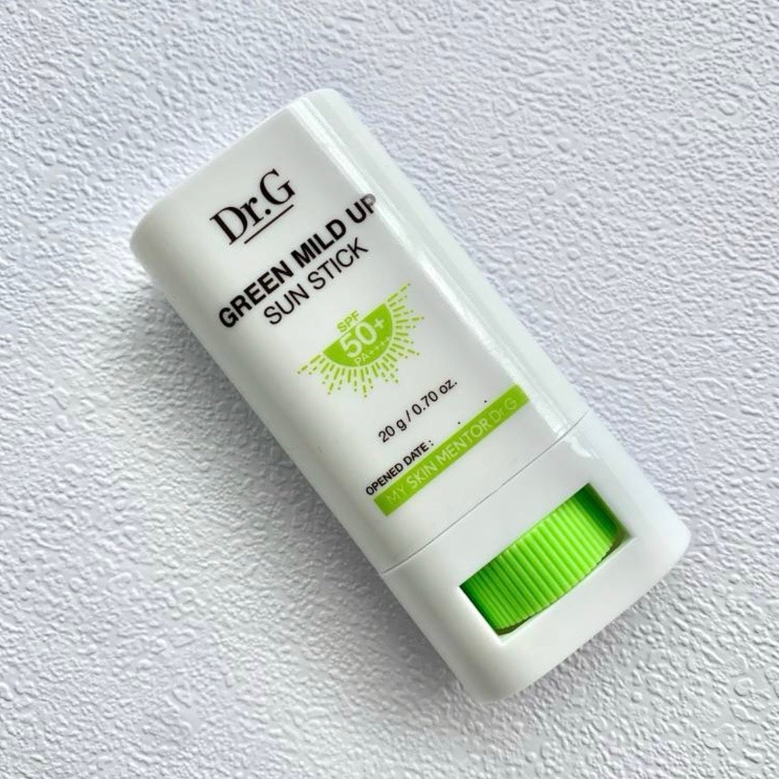 グリーンマイルドサンスティック SPF50+ PA++++/Dr.G/日焼け止めスティックを使ったクチコミ(2枚目)