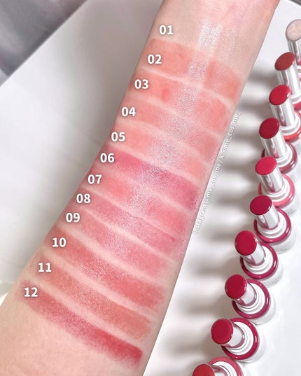 ティルナス  サンリットパール リップグロウ 02 Honey Sunset ハニーサンセット/tilnus/口紅を使ったクチコミ(3枚目)