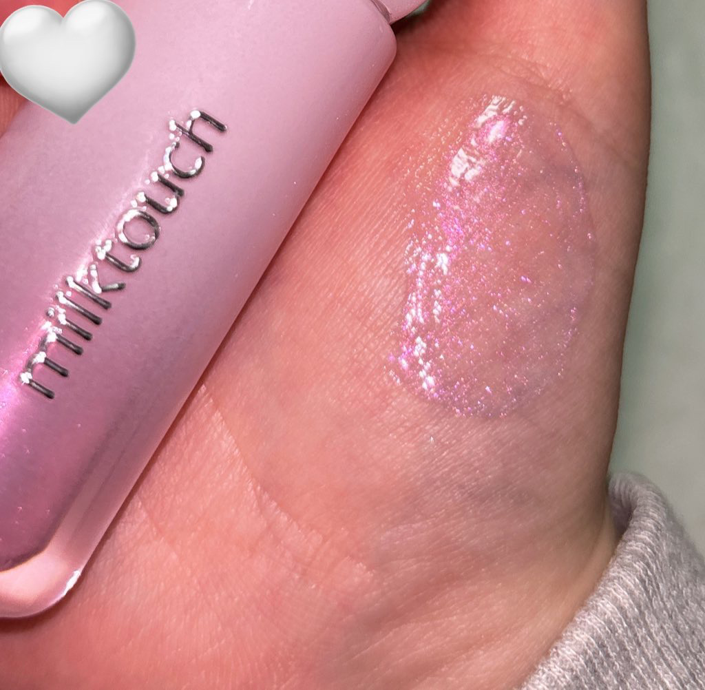 デューステインシアーオーロラグロス/Milk Touch/リップグロスを使ったクチコミ（3枚目）