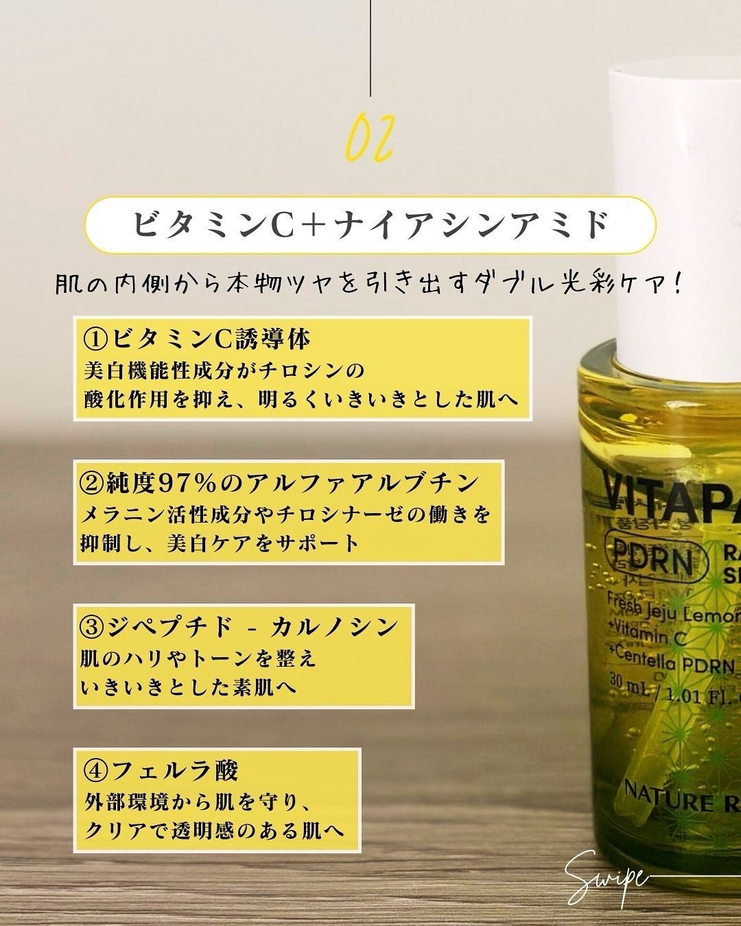 ビタペアCPDRN水潤セラム/ネイチャーリパブリック/美容液を使ったクチコミ(5枚目)