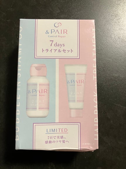 アンドペア コントロール リペア 2in1 シャンプー&ヘアトリートメント/&PAIR/市販シャンプーを使ったクチコミ(2枚目)