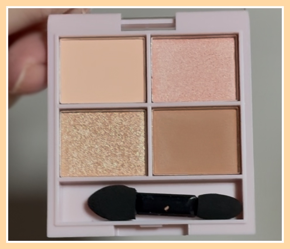 &. WithCharm 涙袋パレット/DAISO/アイシャドウパレットを使ったクチコミ（2枚目）