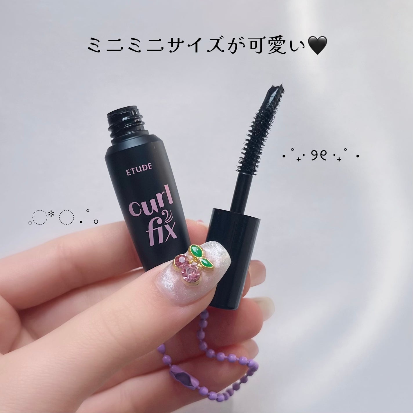 カールフィックスマスカラ ボリュームブラック/ETUDE/マスカラを使ったクチコミ(3枚目)