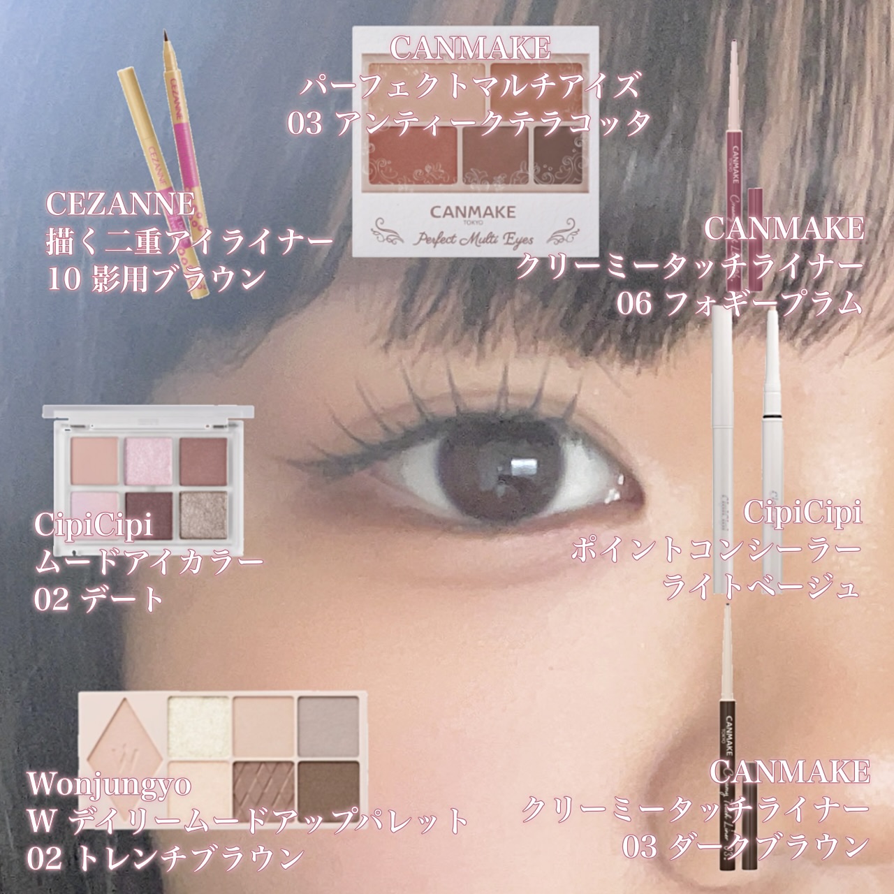 クリーミータッチライナー/キャンメイク/ジェルアイライナーを使ったクチコミ（2枚目）