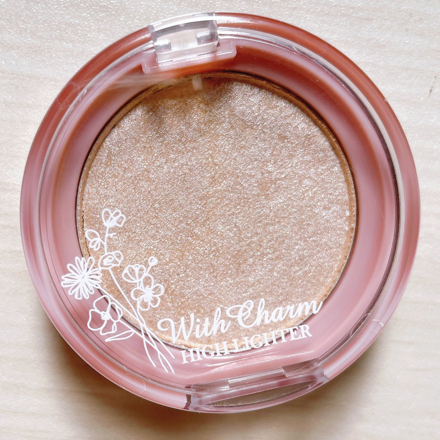 &. WithCharm レア感覚ハイライター/DAISO/クリームハイライトを使ったクチコミ(2枚目)