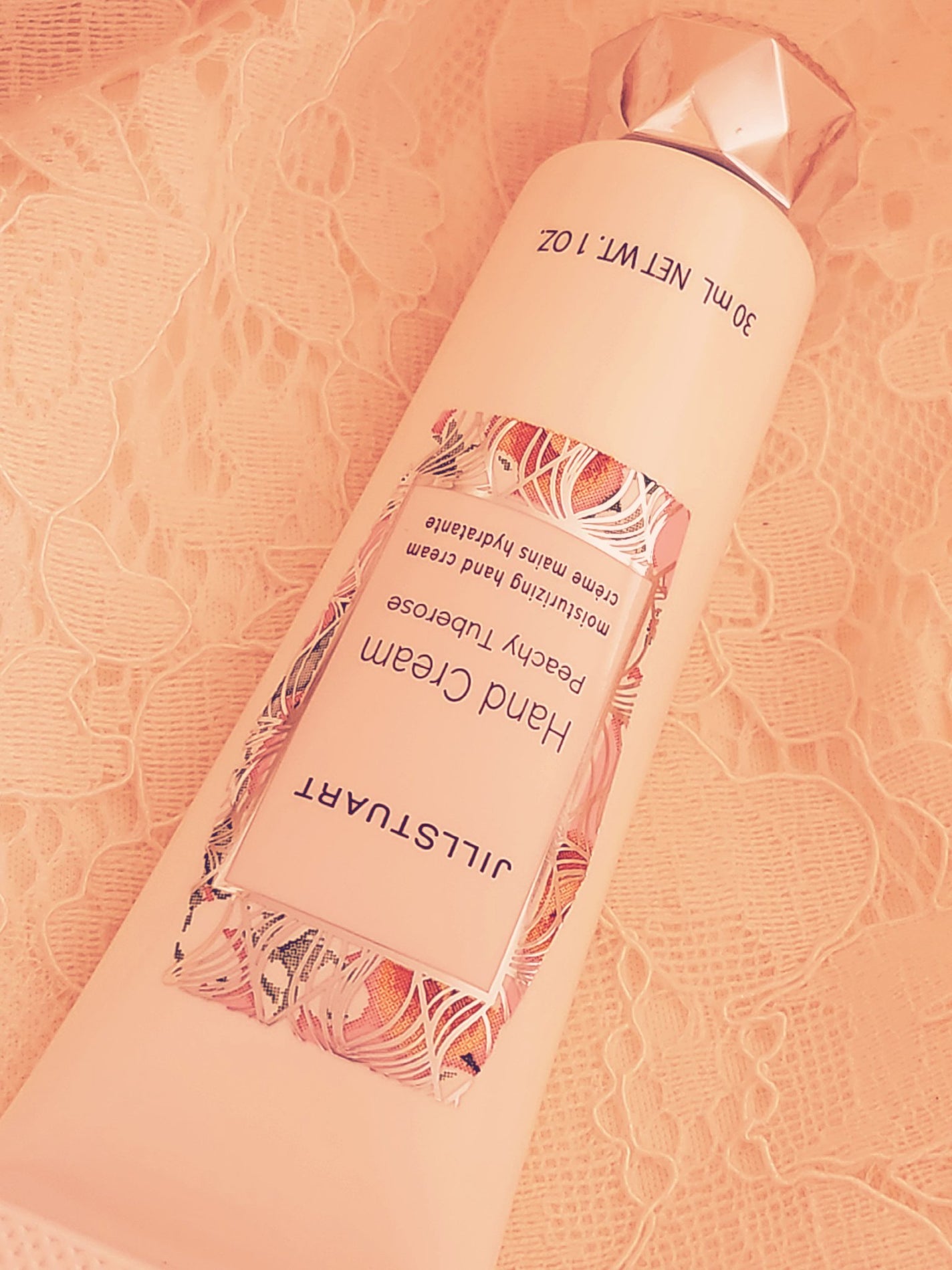 ハンドクリーム ピーチーチュベローズ/JILL STUART/ハンドクリームを使ったクチコミ(3枚目)