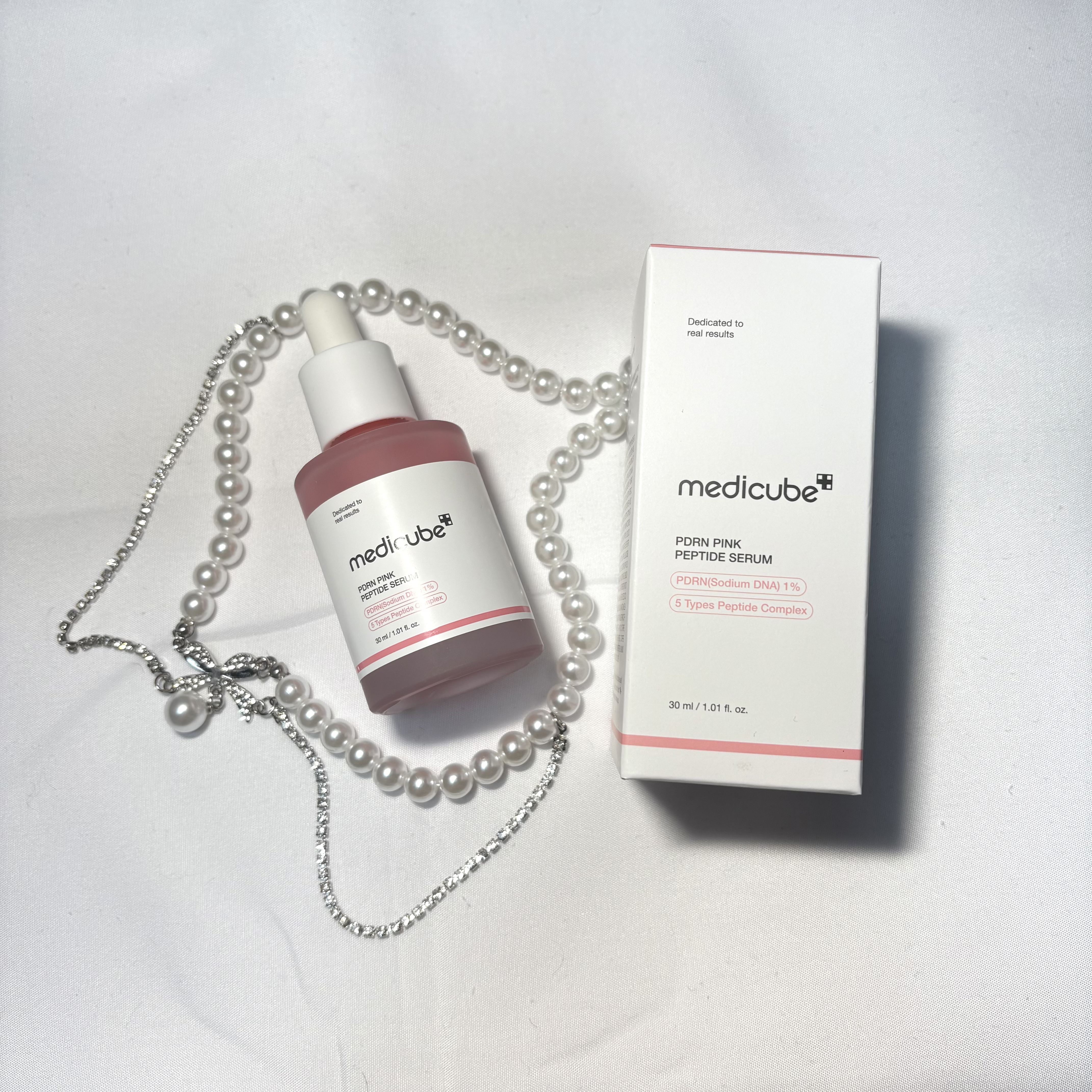 PDRNピンクアンプル PDRN 10,000ppm配合/MEDICUBE/美容液を使ったクチコミ（1枚目）