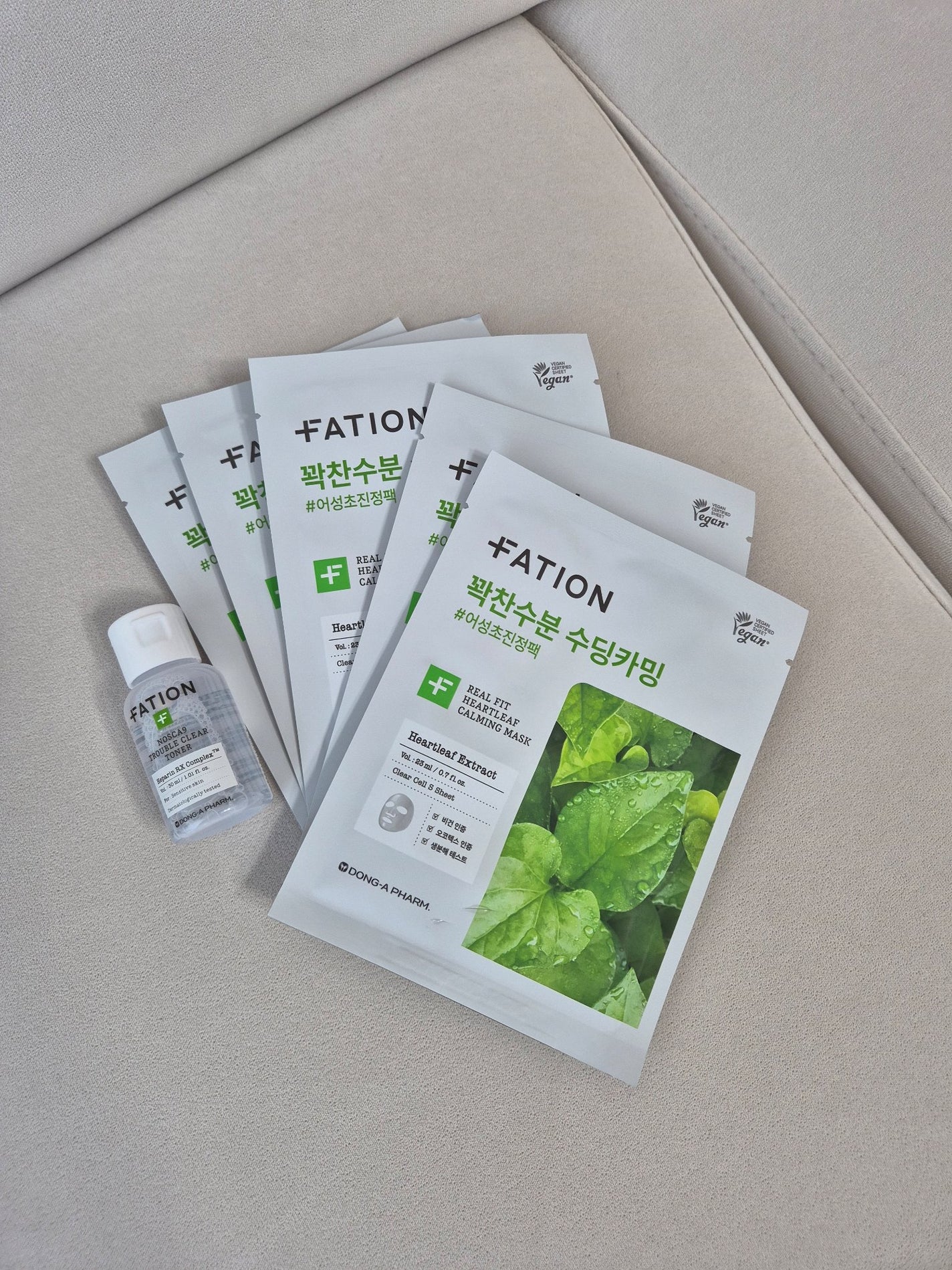 REAL FIT HEARTLEAF CALMING MASK FATION