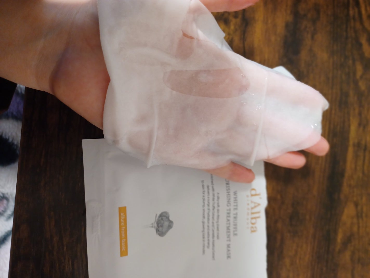 ホワイトトリュフナリシングトリートメントマスク/ダルバ/シートマスク・パックを使ったクチコミ(6枚目)