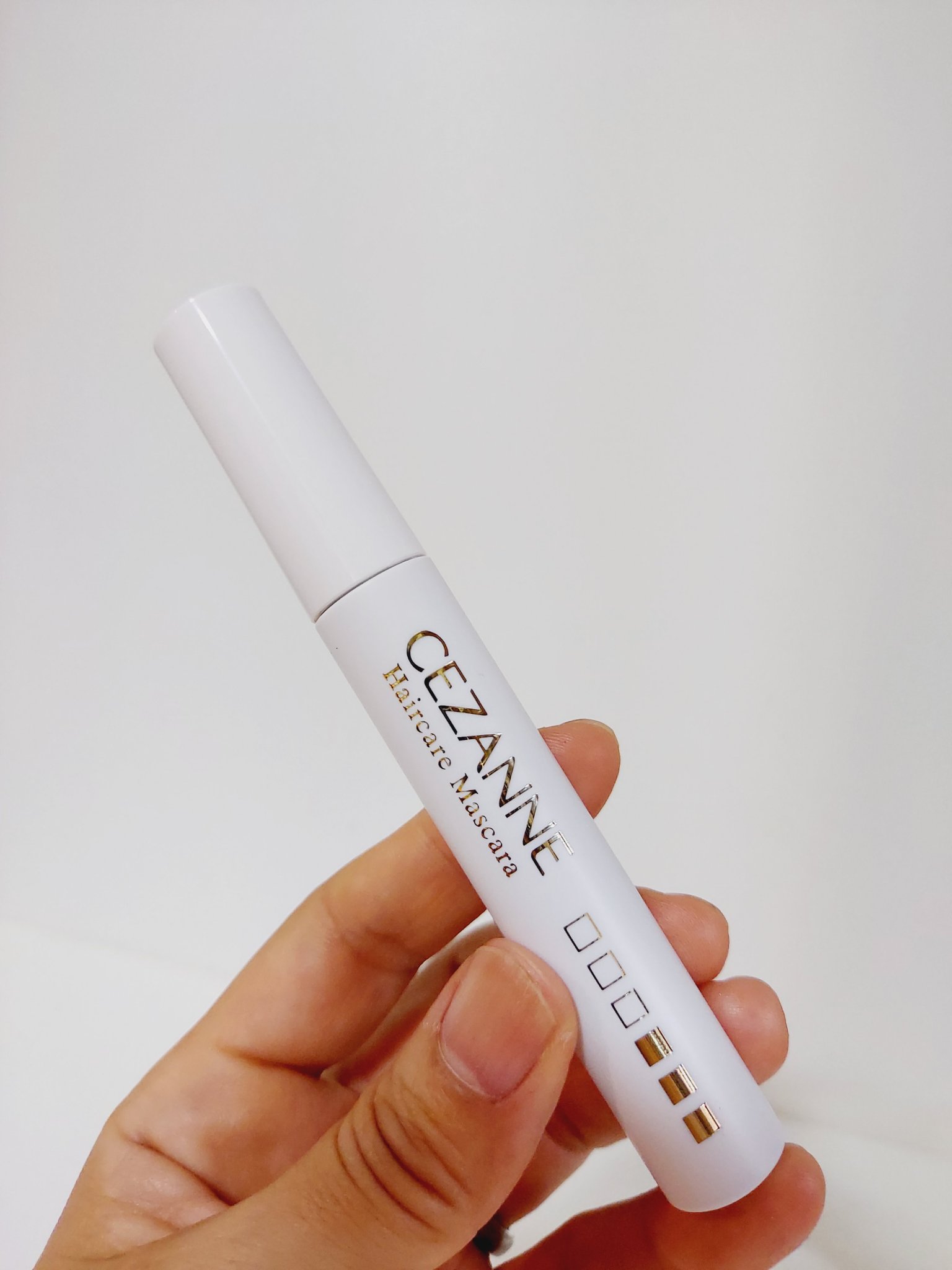 ヘアケアマスカラ/CEZANNE/ヘアジェルを使ったクチコミ（3枚目）