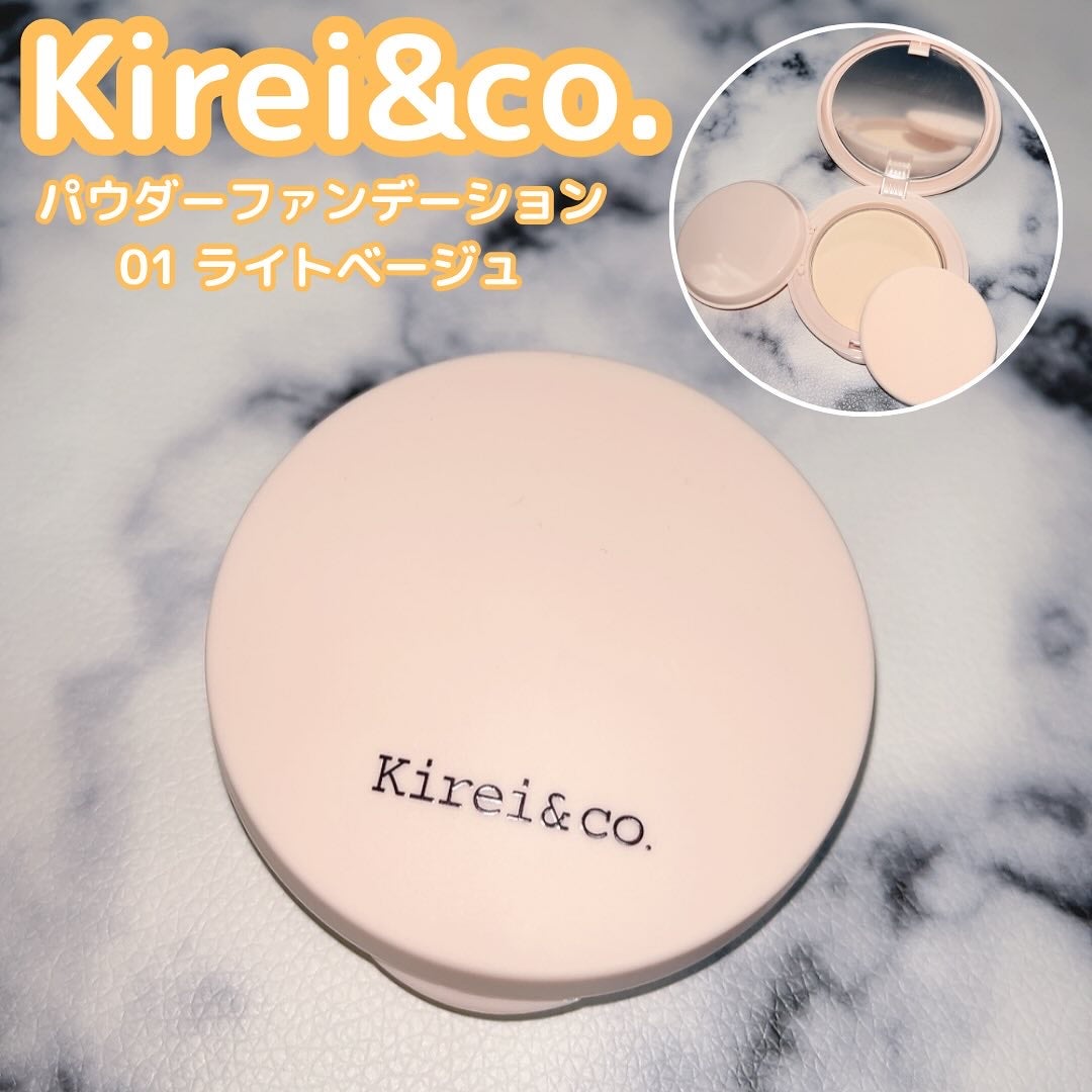 パウダーファンデーション/Kirei&co./パウダーファンデーションを使ったクチコミ(1枚目)