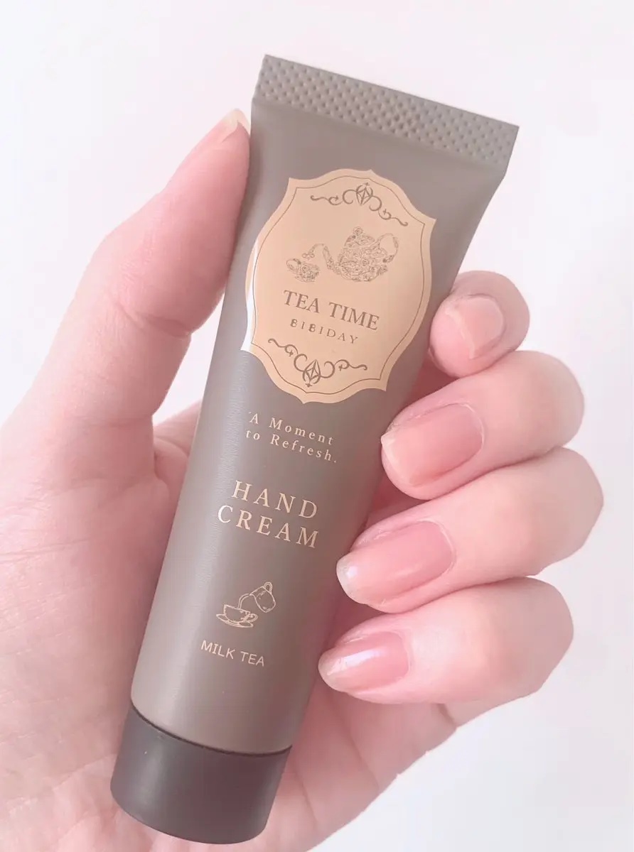 ティータイム ハンドクリーム ミルクティーの香り/BIBIDAY/ハンドクリームを使ったクチコミ（1枚目）