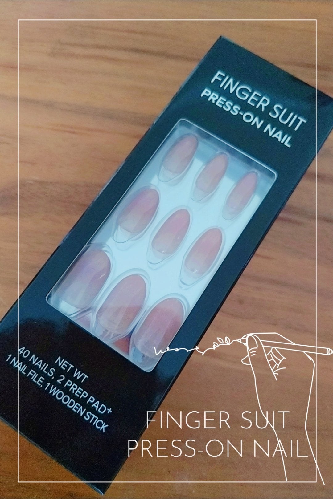 ネイルチップ(シールタイプ)/FINGER SUIT/ネイルチップ・パーツを使ったクチコミ(1枚目)