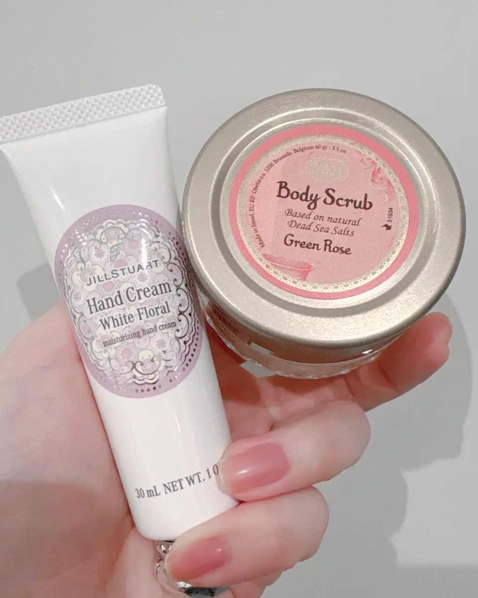 ボディスクラブ グリーン・ローズ 60g/SABON/ボディスクラブを使ったクチコミ（1枚目）