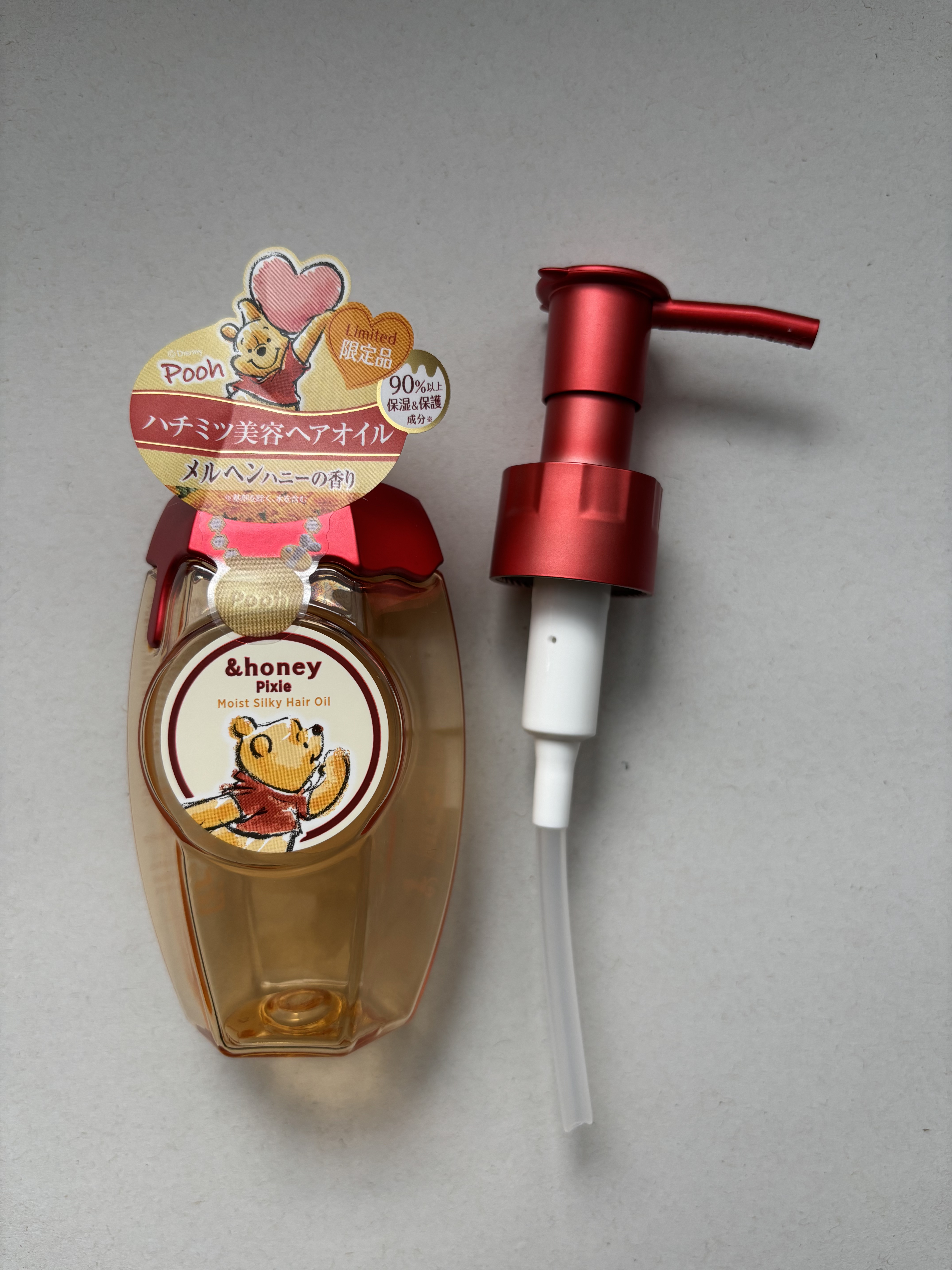 &honey アンドハニー ピクシー モイストシルキー ヘアオイル 3.0 プーさんのクチコミ「□ &honey アンドハニー ピクシー モイストシルキー ヘアオイル 3.0 プーさん □
.....」（1枚目）