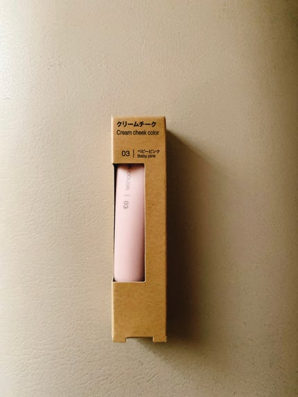 クリームチーク/無印良品/ジェル・クリームチークを使ったクチコミ(1枚目)