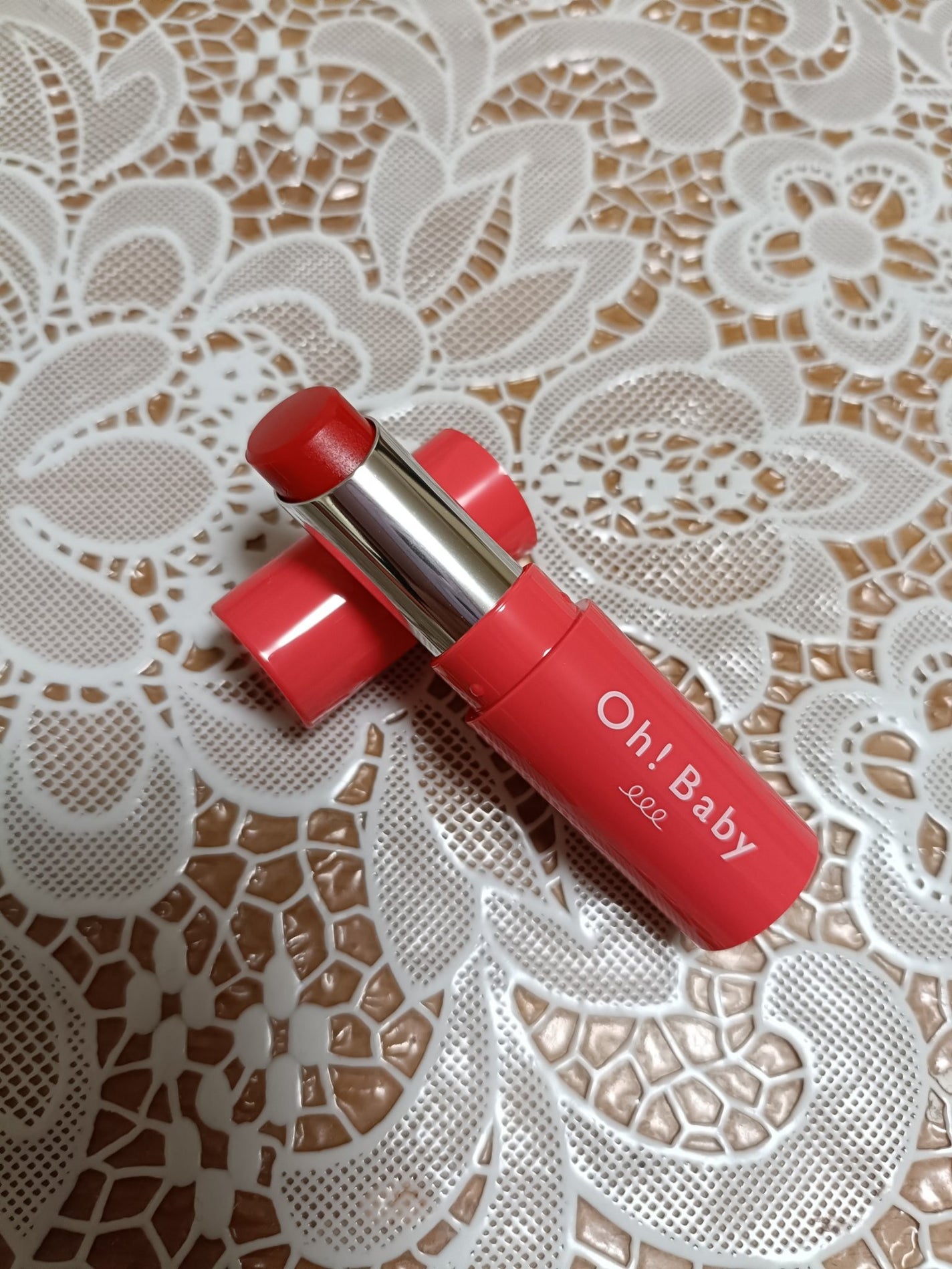 Oh!Baby スクラブリップバーム IF (いちごフラッペの香り)/ハウス オブ ローゼ/リップスクラブを使ったクチコミ(2枚目)