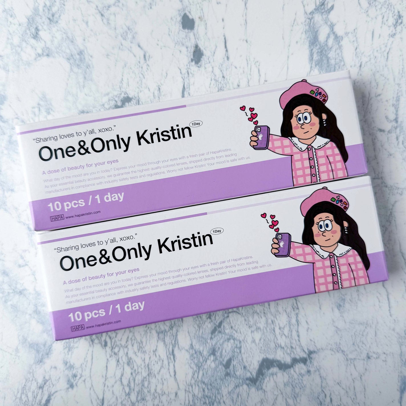 One & Only Kristin/Hapa kristin/カラーコンタクトレンズを使ったクチコミ(5枚目)