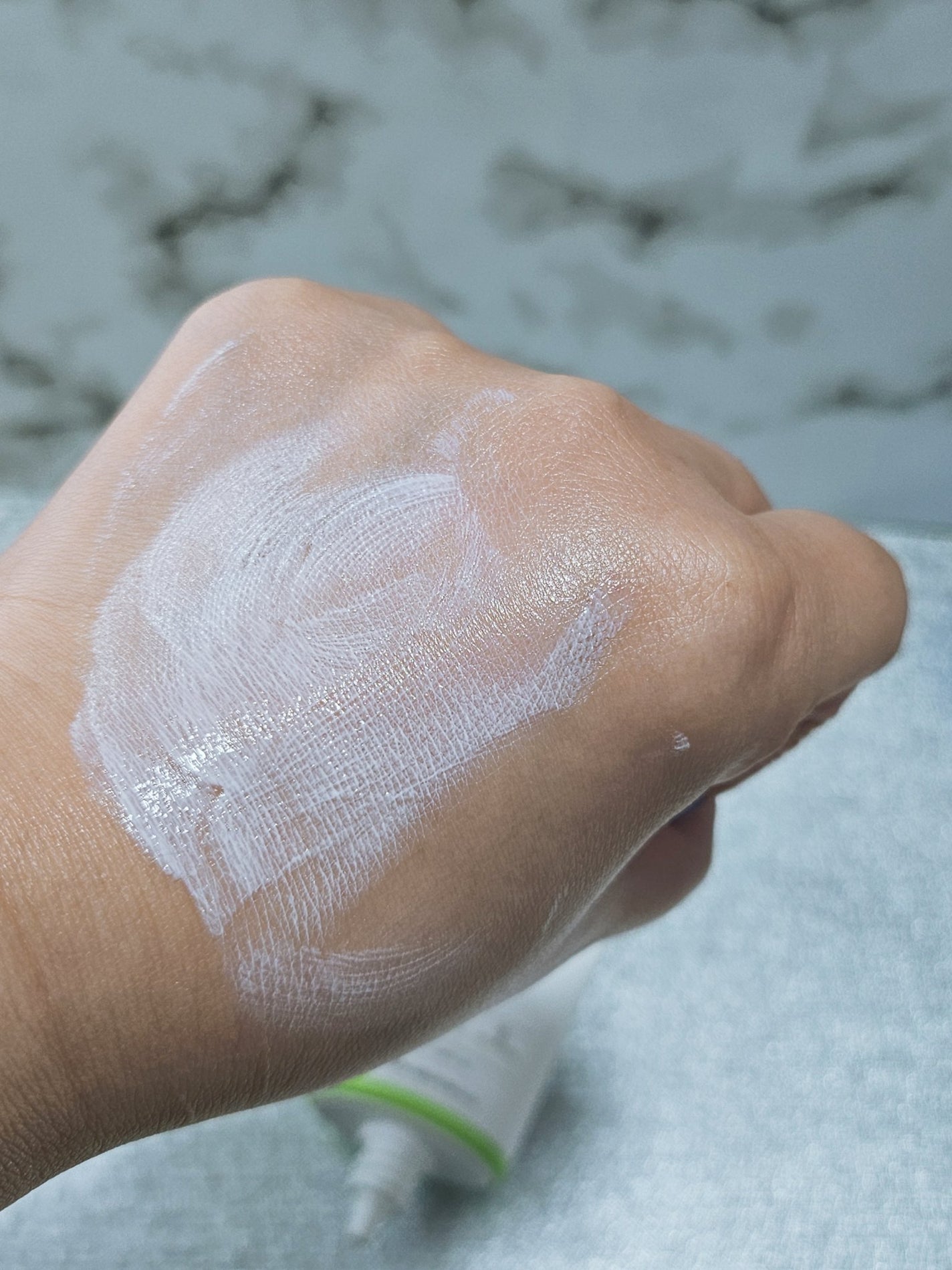 グリーンマイルドアップサンプラス/Dr.G/日焼け止めクリームを使ったクチコミ(4枚目)