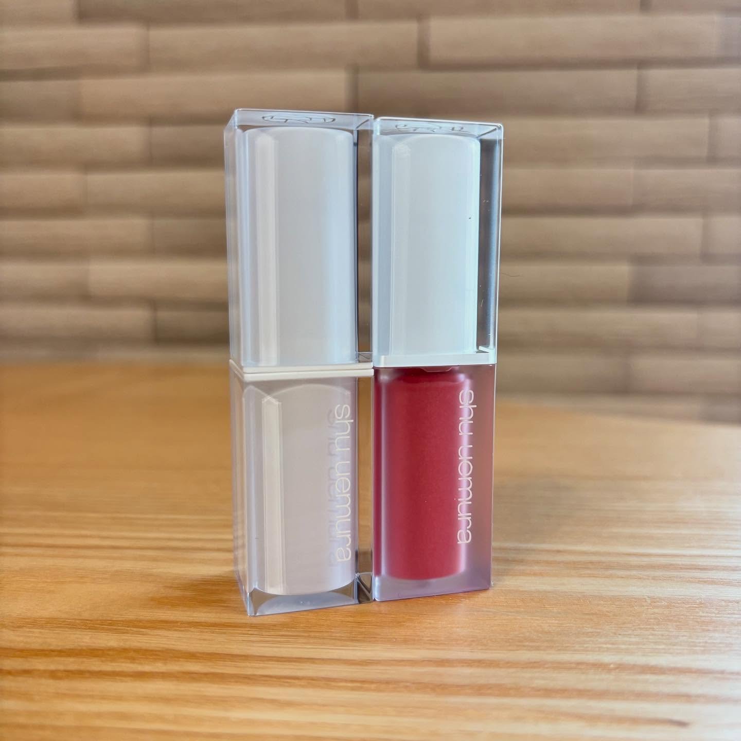 キヌケアグローアップ グリーム/shu uemura/口紅を使ったクチコミ（2枚目）