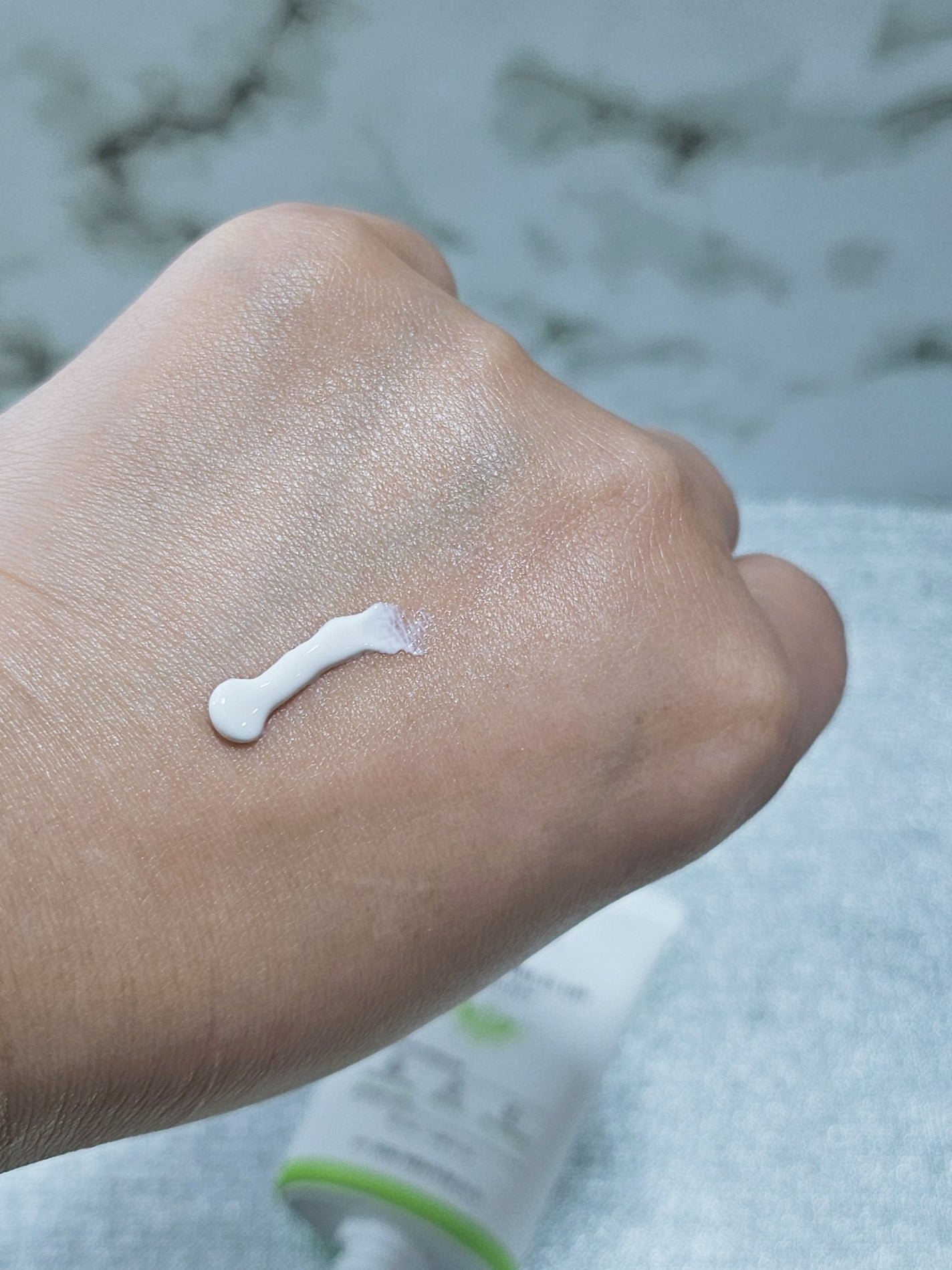 グリーンマイルドアップサンプラス/Dr.G/日焼け止めクリームを使ったクチコミ(3枚目)