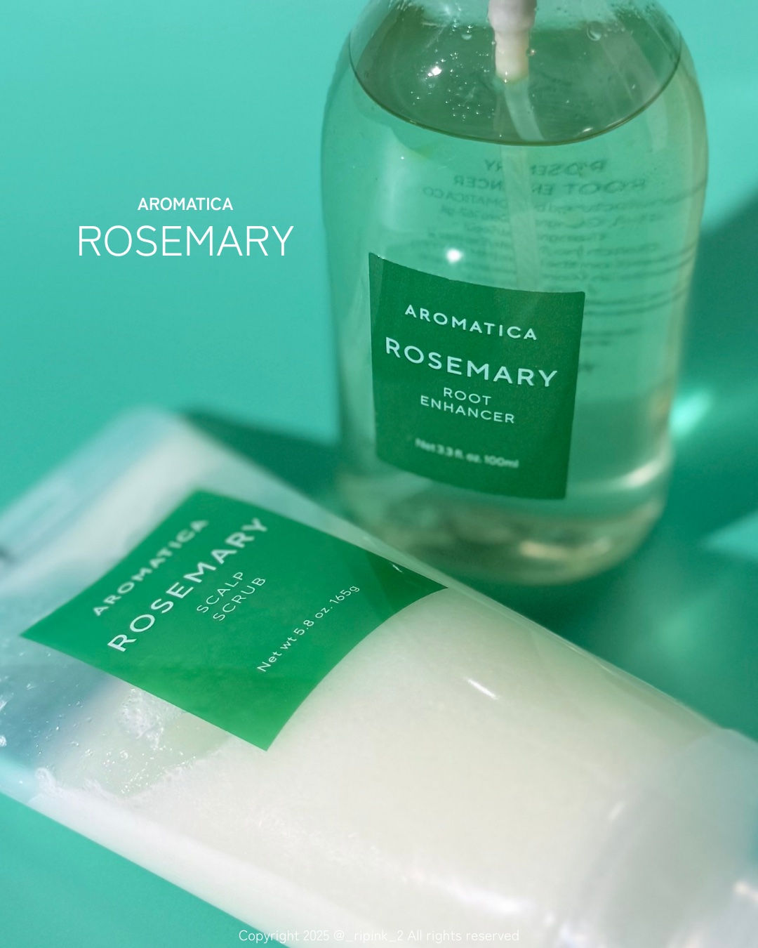 ローズマリー スカルプ スクラブ/AROMATICA/ヘッドスクラブを使ったクチコミ（1枚目）