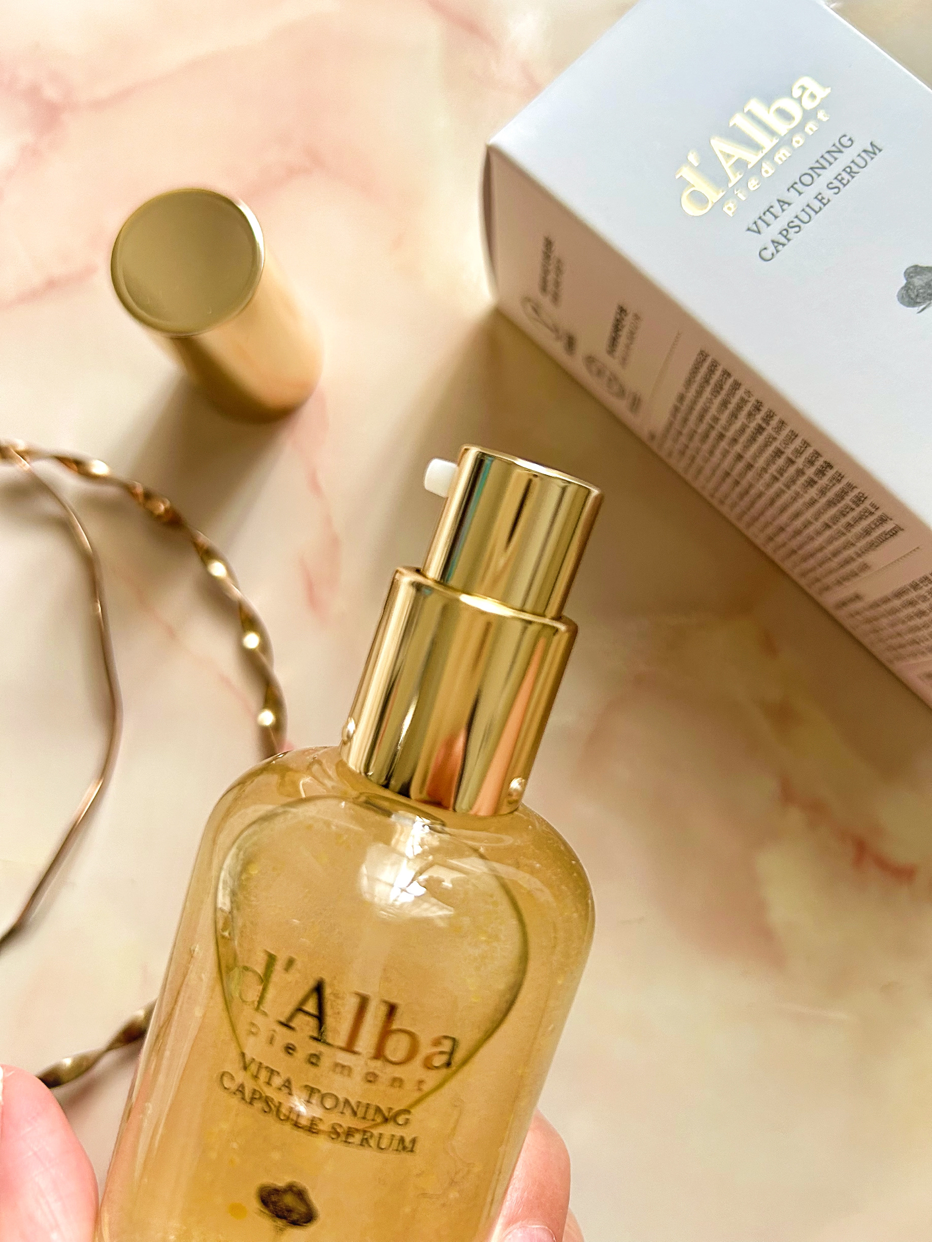 ビタトーニングカプセルセラム/ダルバ/美容液を使ったクチコミ（1枚目）