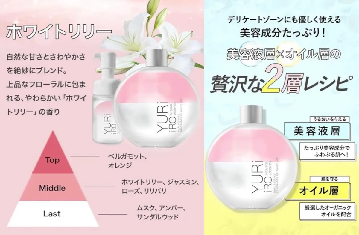 試してみた】YURiiRO インティメイト & ボディオイル YURiiROの効果