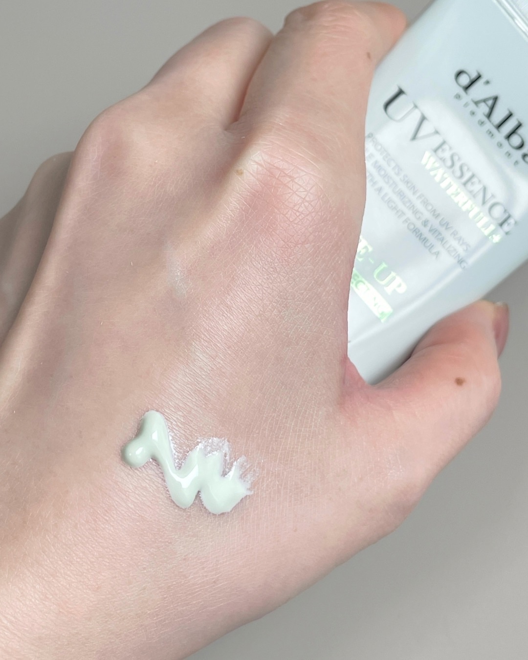 クリーンティーツリーリポソームトーンアップサンクリーム（グリーン）/ダルバ/日焼け止めクリームを使ったクチコミ（2枚目）