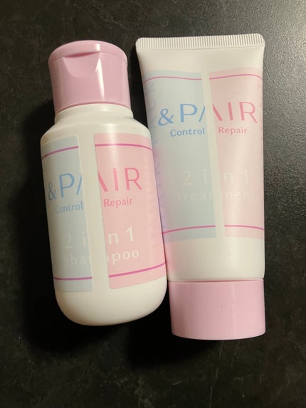 アンドペア コントロール リペア 2in1 シャンプー&ヘアトリートメント/&PAIR/市販シャンプーを使ったクチコミ(1枚目)