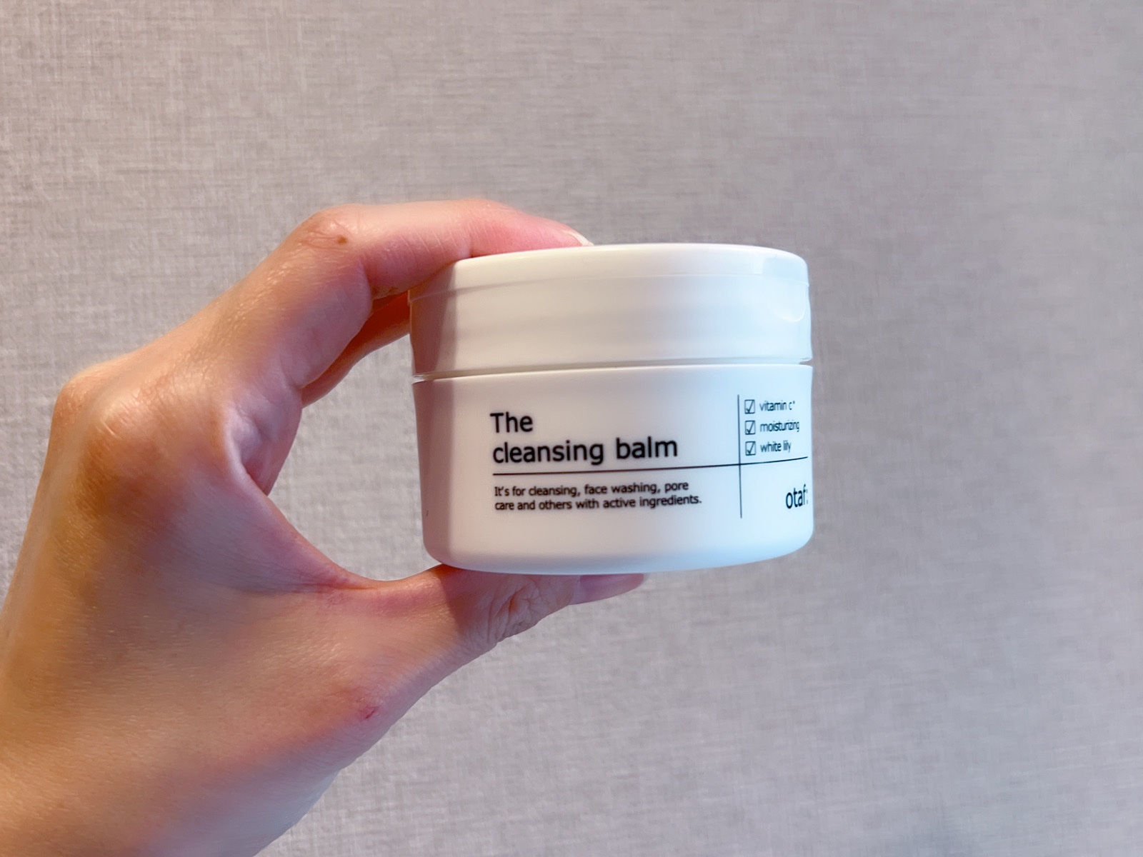 クレンジングバーム/otaf:/クレンジングバームを使ったクチコミ（2枚目）