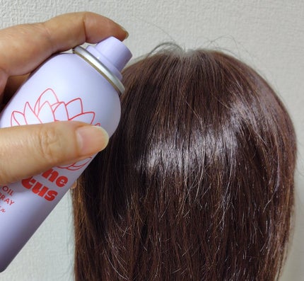 ロータス シャイニーオイル ヘアスプレー フィグ&ローズの香り/ダイアン/ヘアスプレーを使ったクチコミ(3枚目)